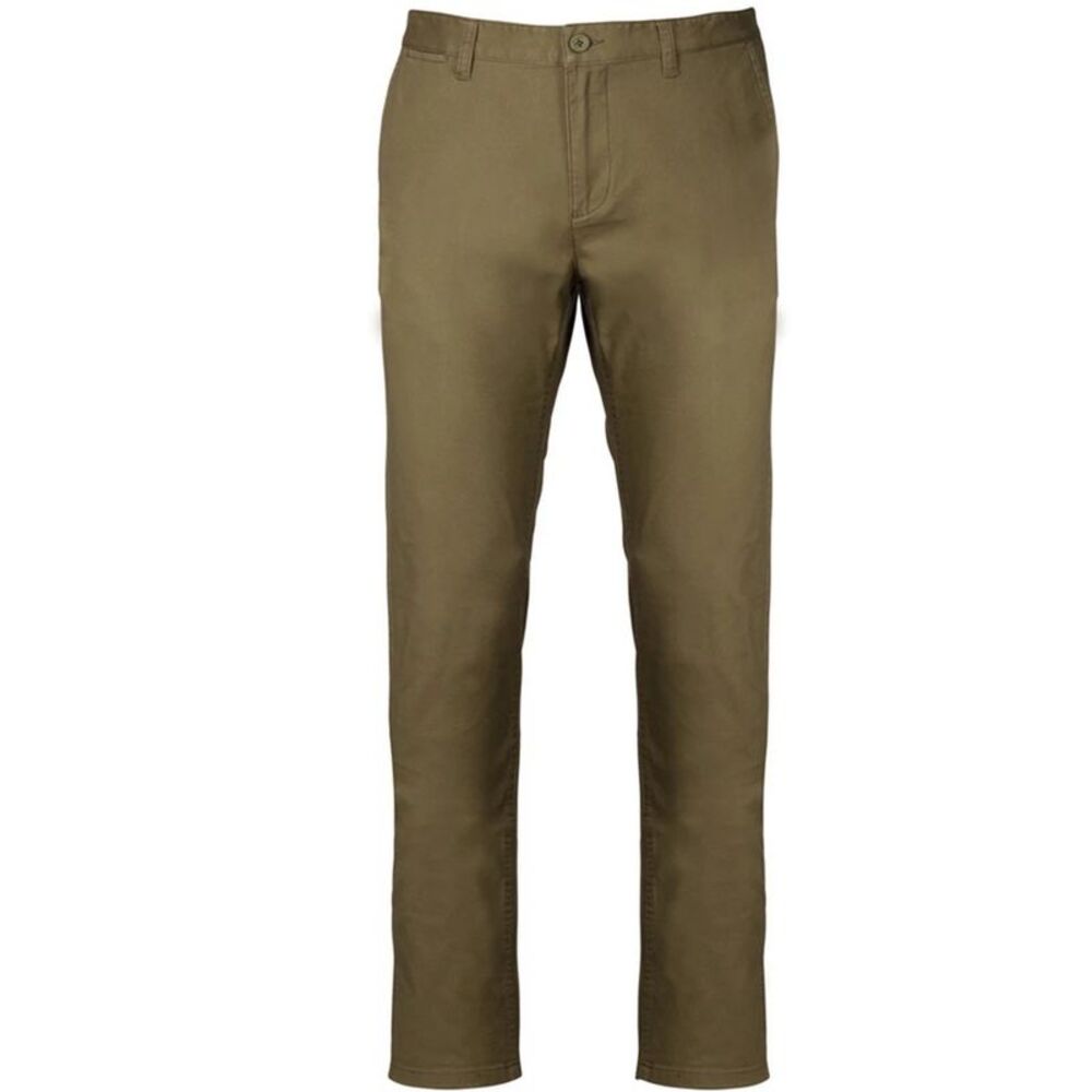 Kariban Mens Chino Pants / Light Khaki